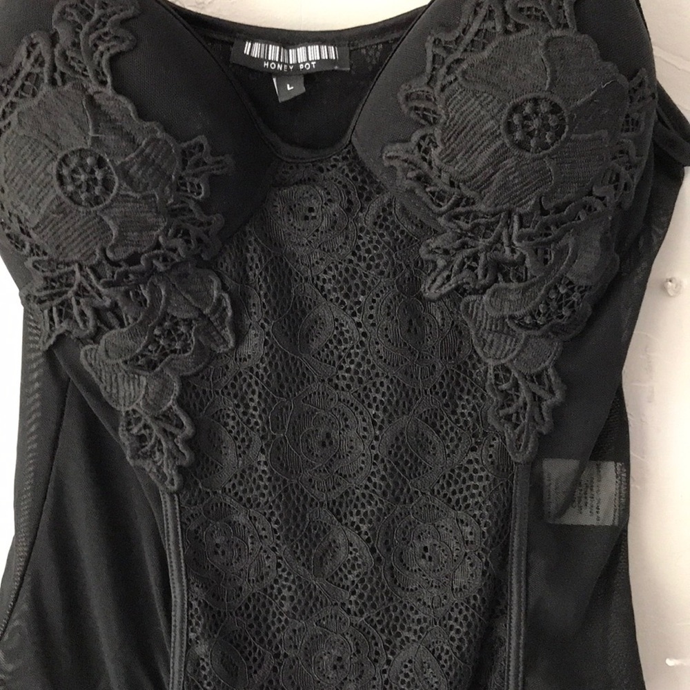 Lacie black onesie